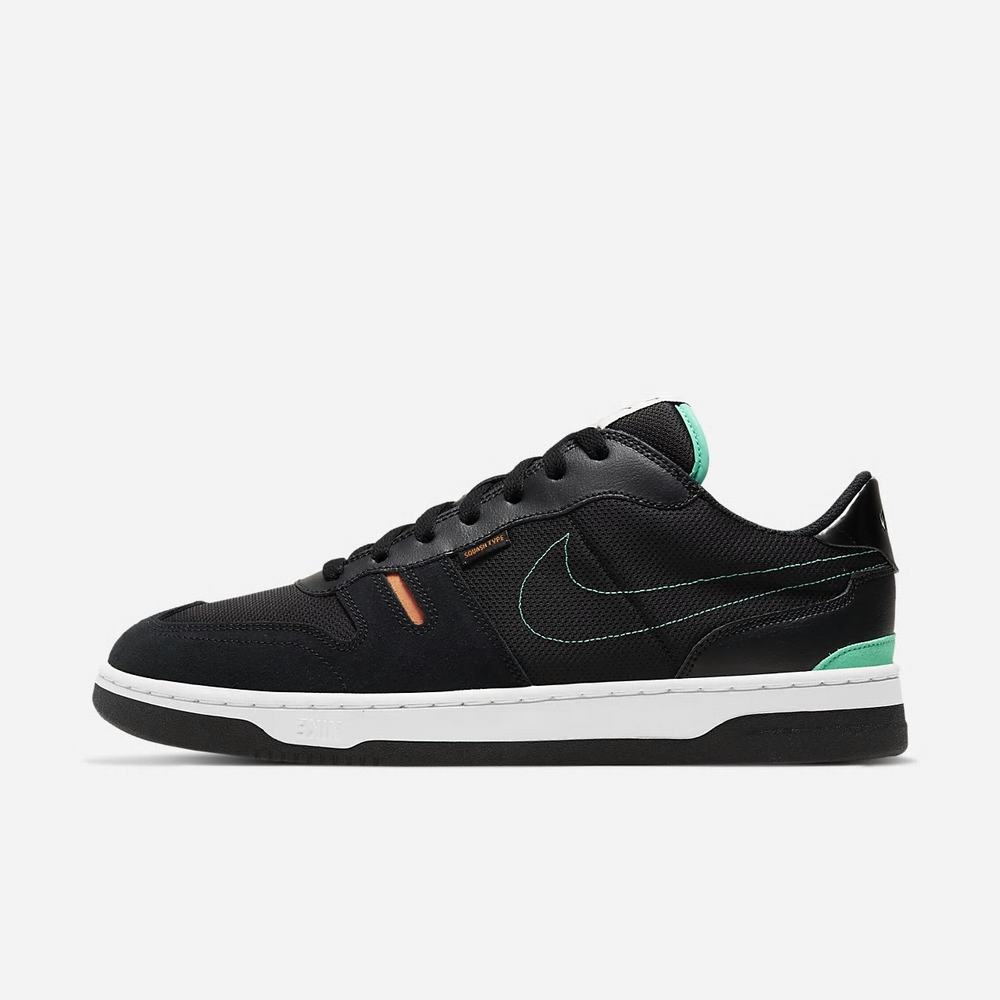 Sneakers Nike Squash-Type Noir 0256-413 Black/Orange Trance/Menta/Menta Homme | DVM-22469990